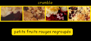 lien recette petits fruits rouges regroupés en crumble